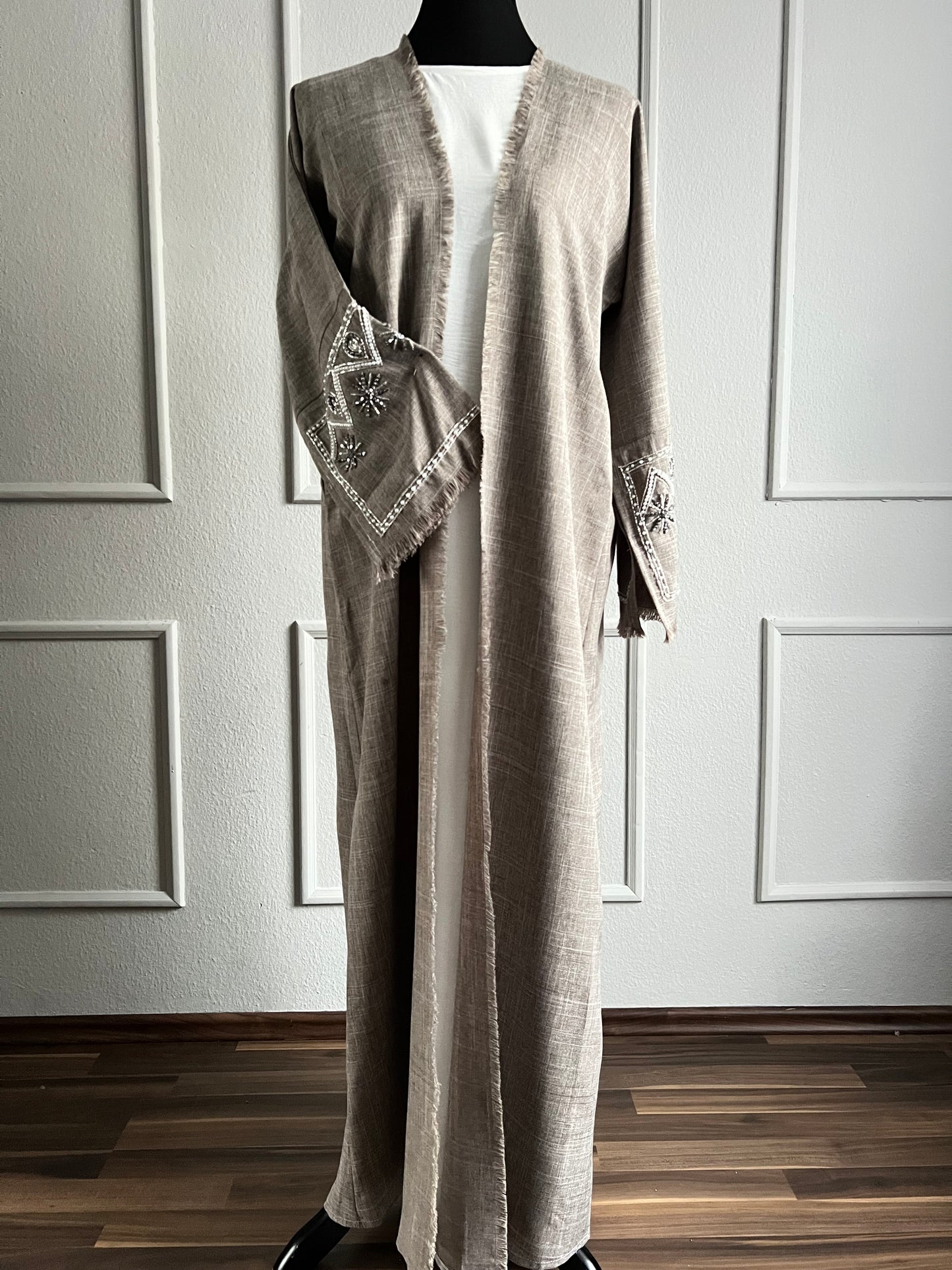 Abaya snow darkgrey