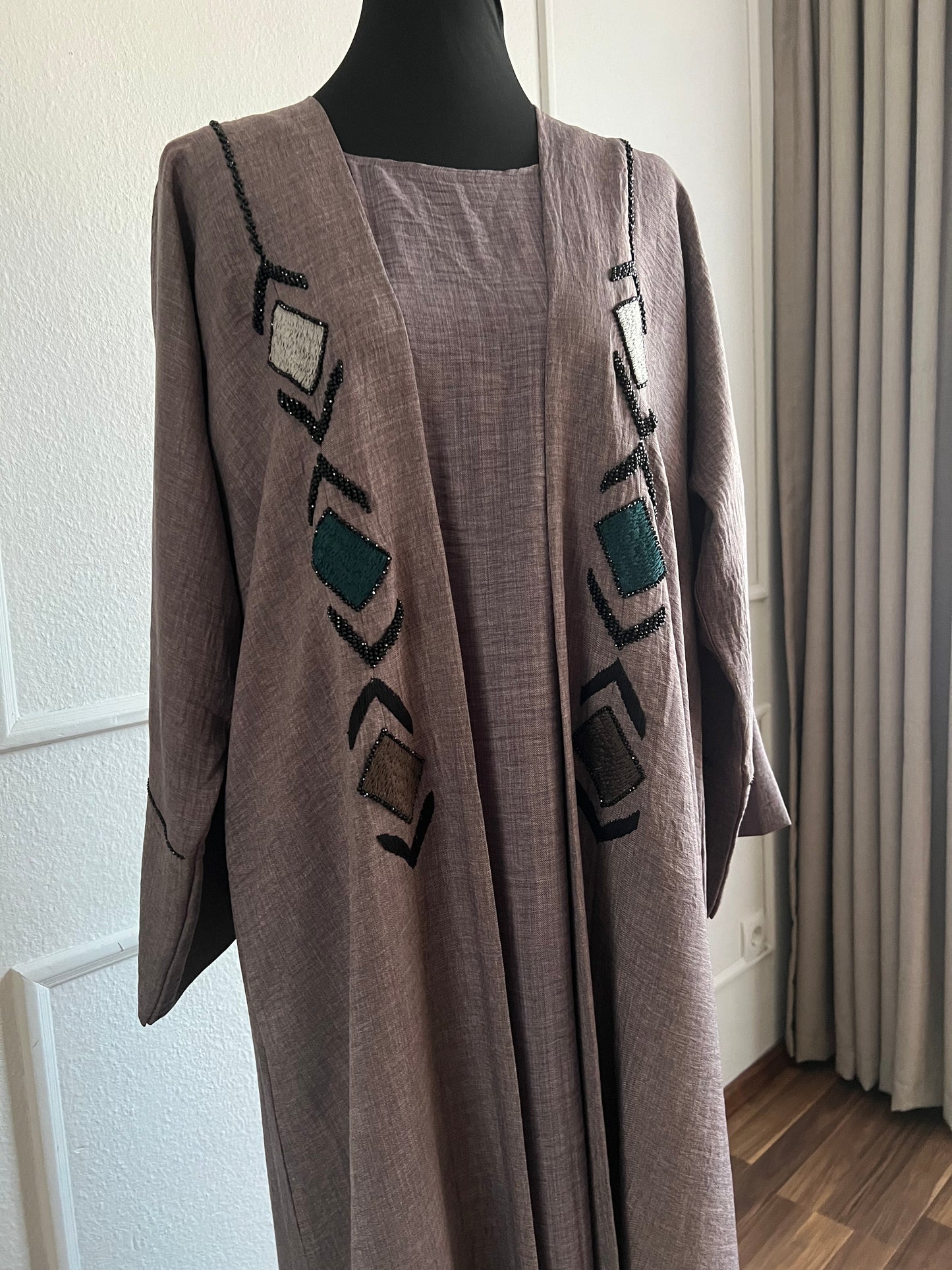 Abaya bohemian lavender