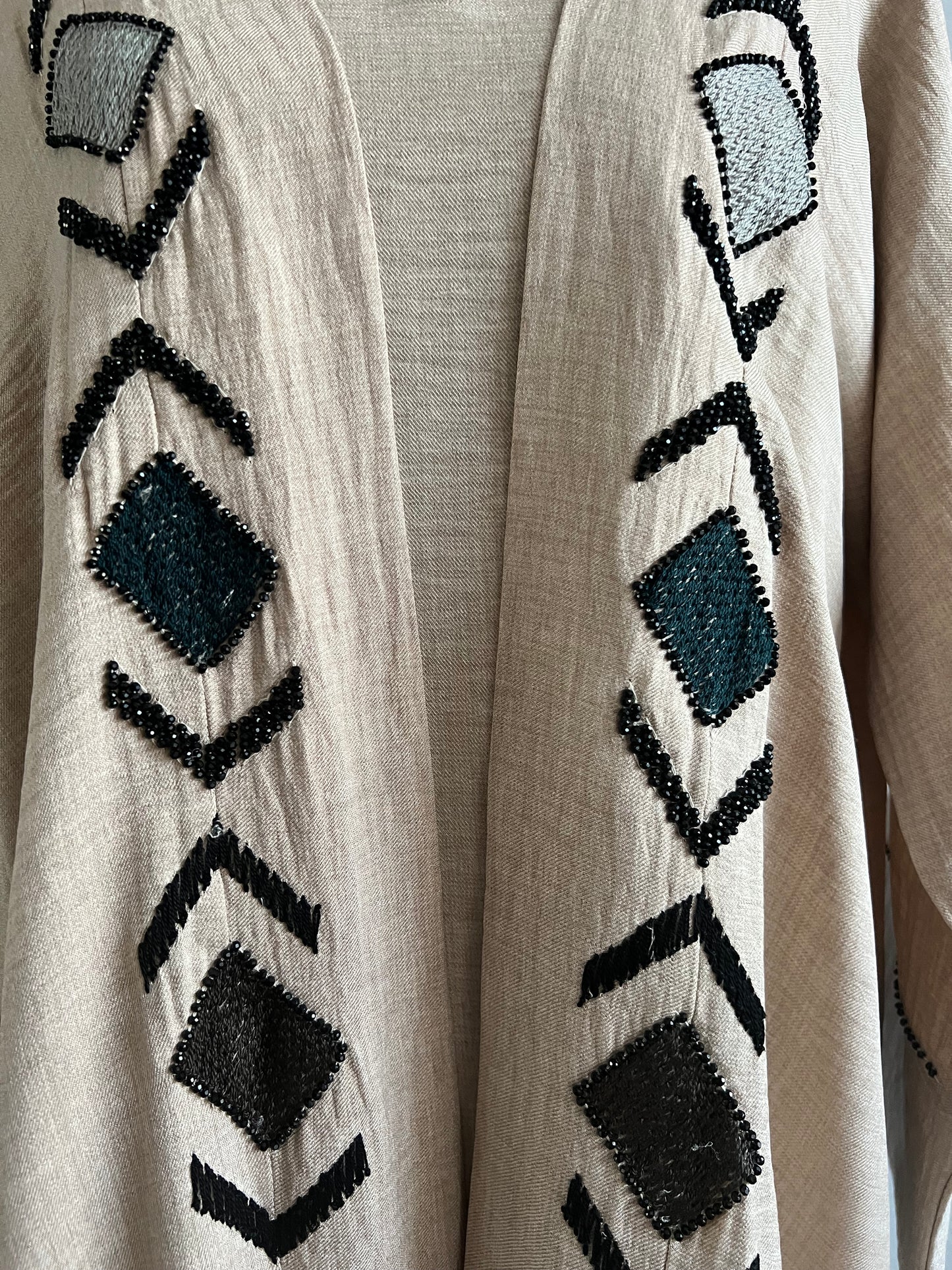 Abaya bohemian beige