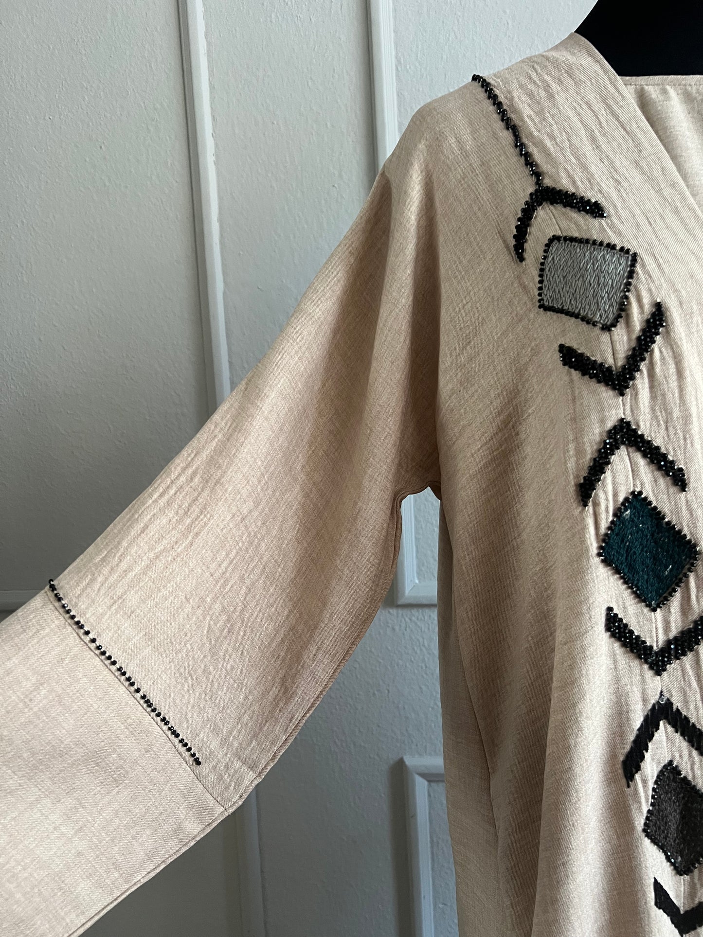 Abaya bohemian beige