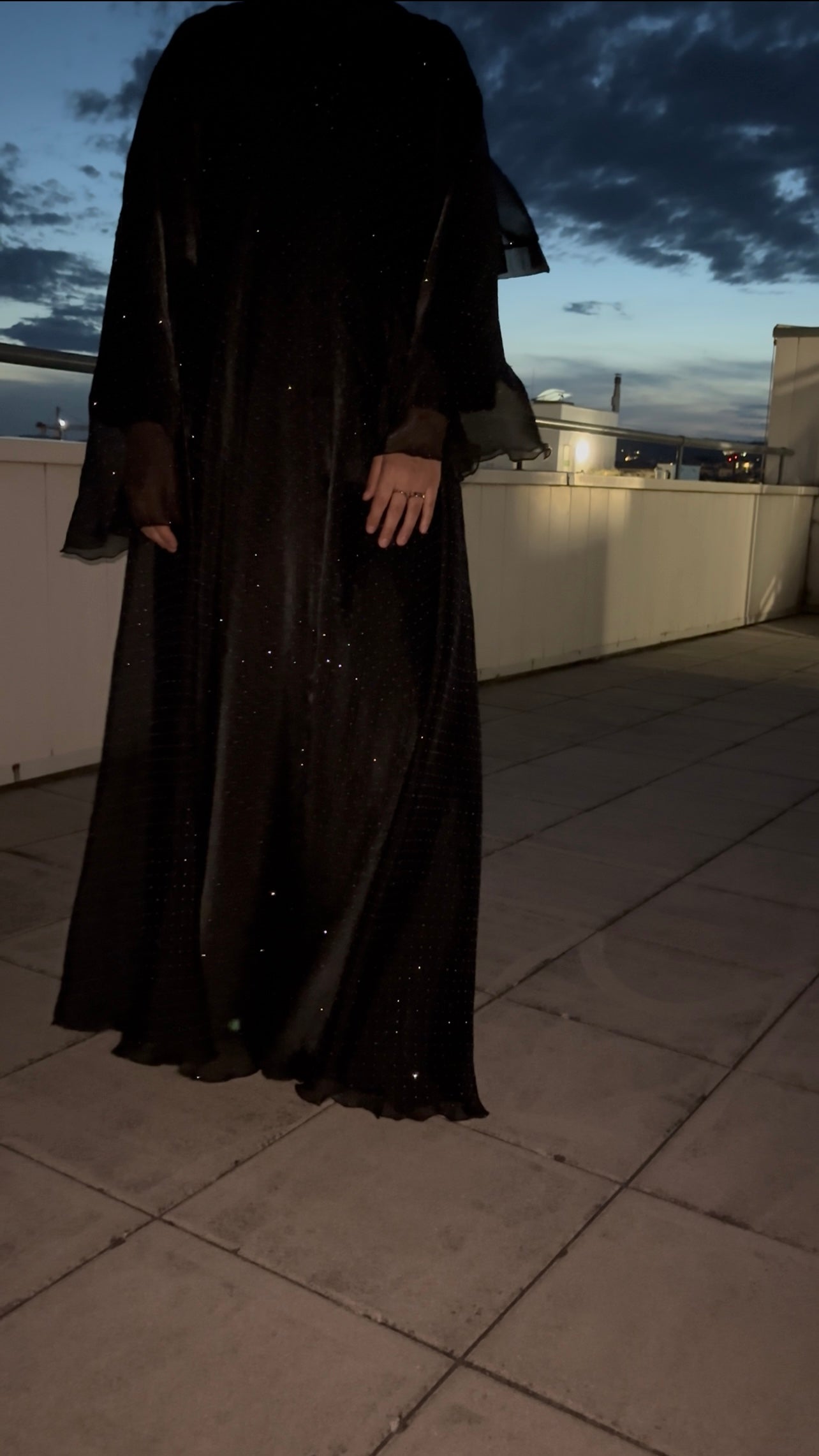 Abaya Sheyla - Onyx Dust | Luminous Eid Edition