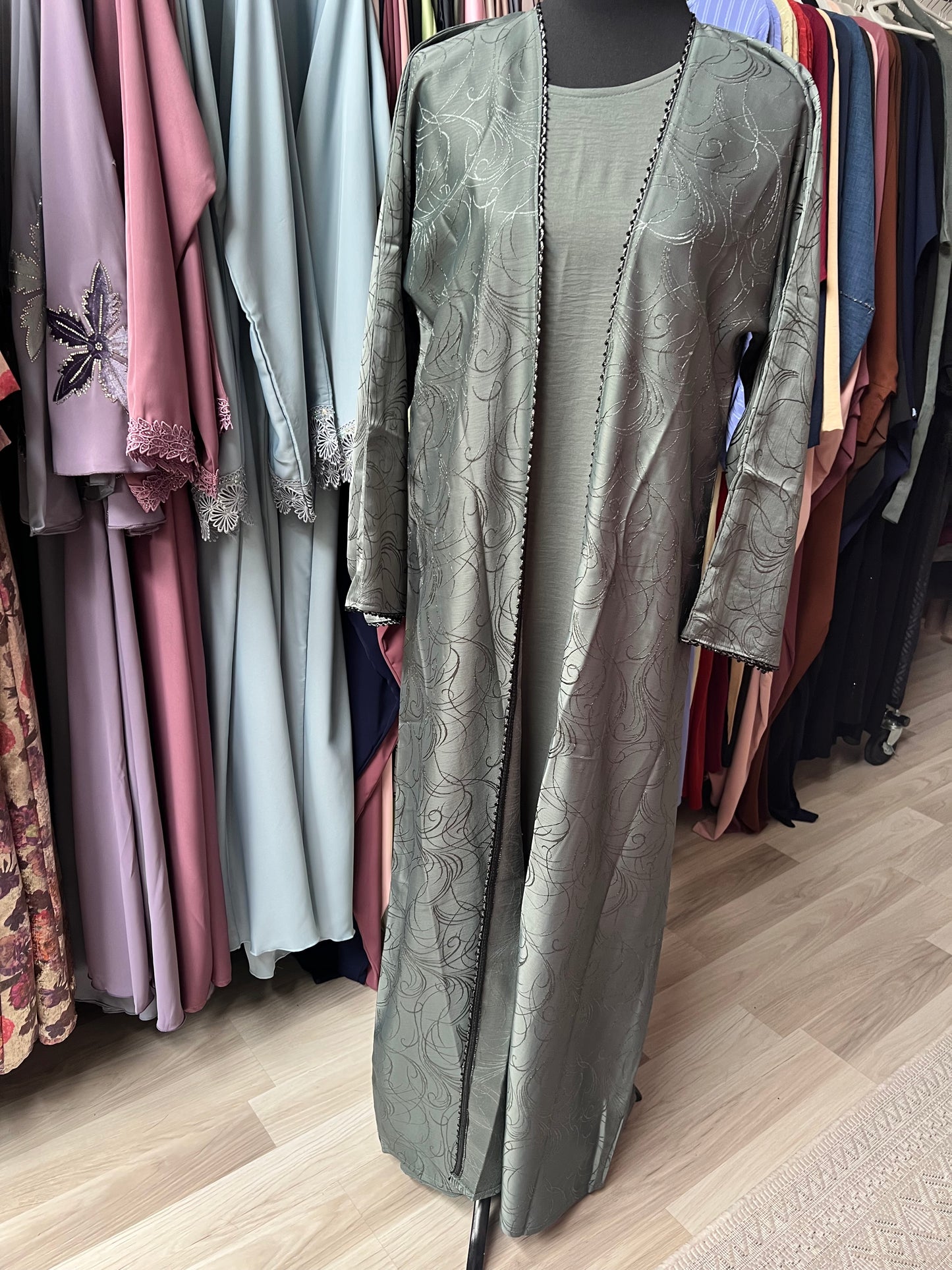 Abaya Lujain - Khaki Grace | 45