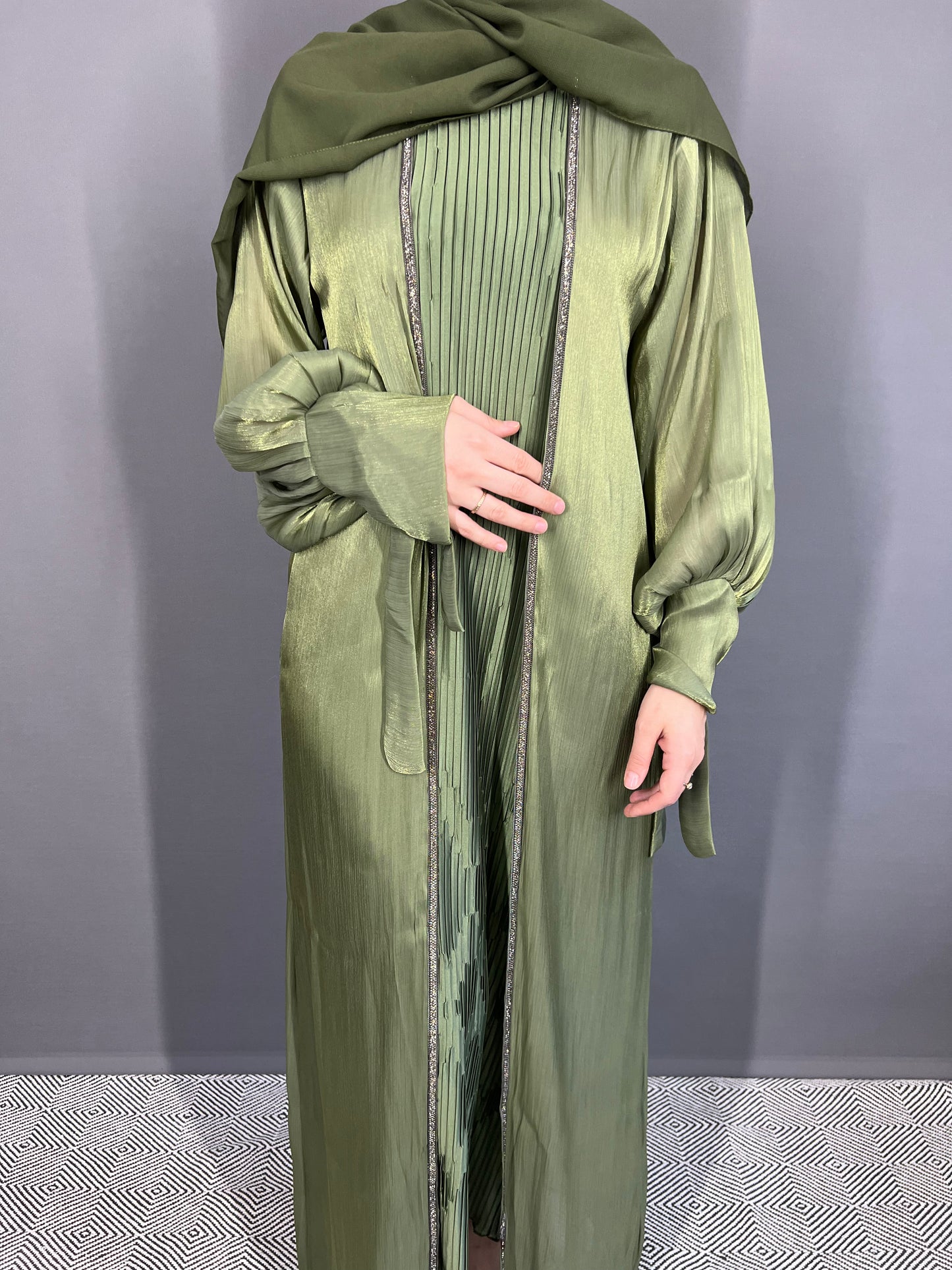 Abaya Dubai Organza Set