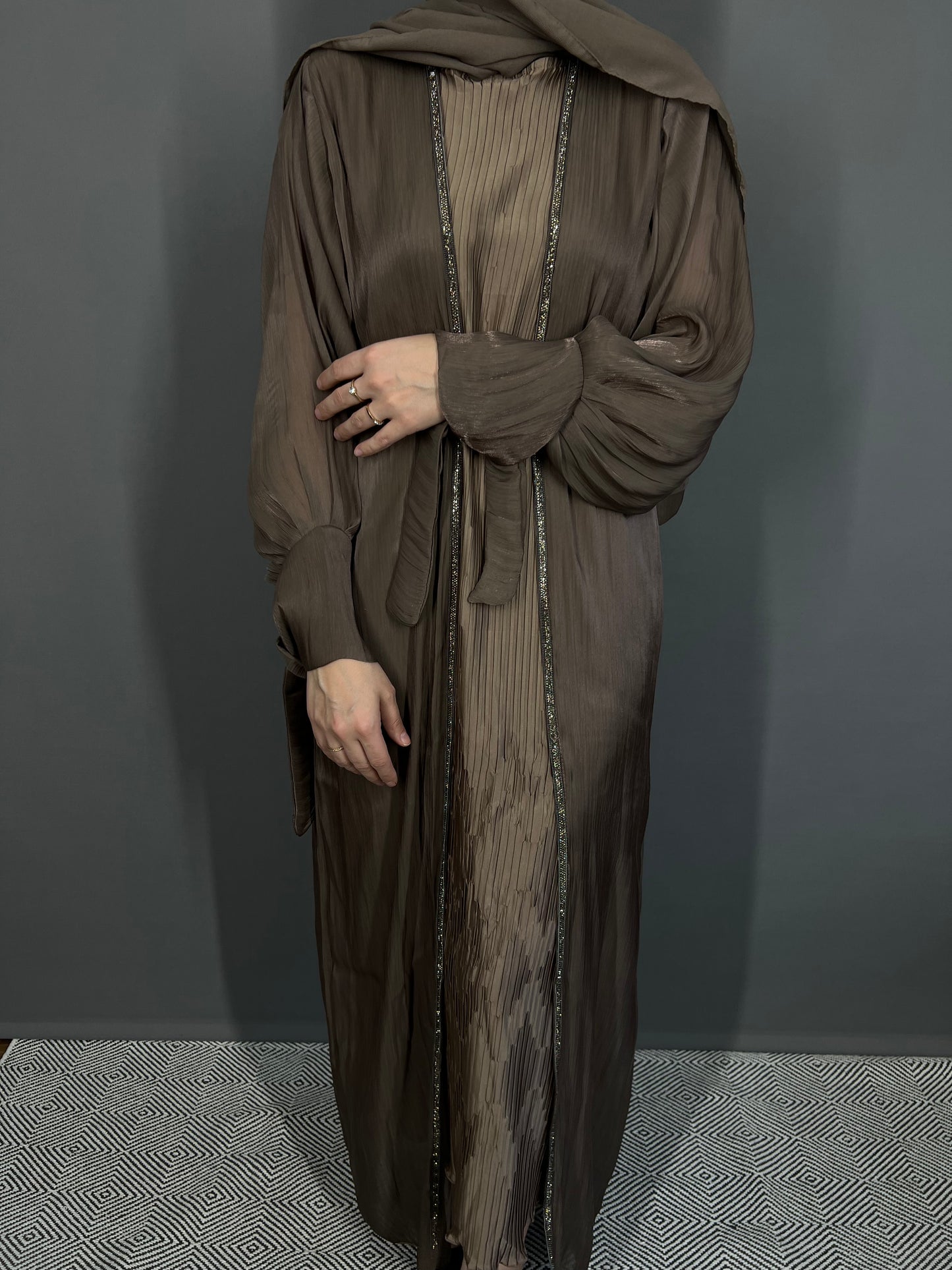 Abaya Dubai Organza Set