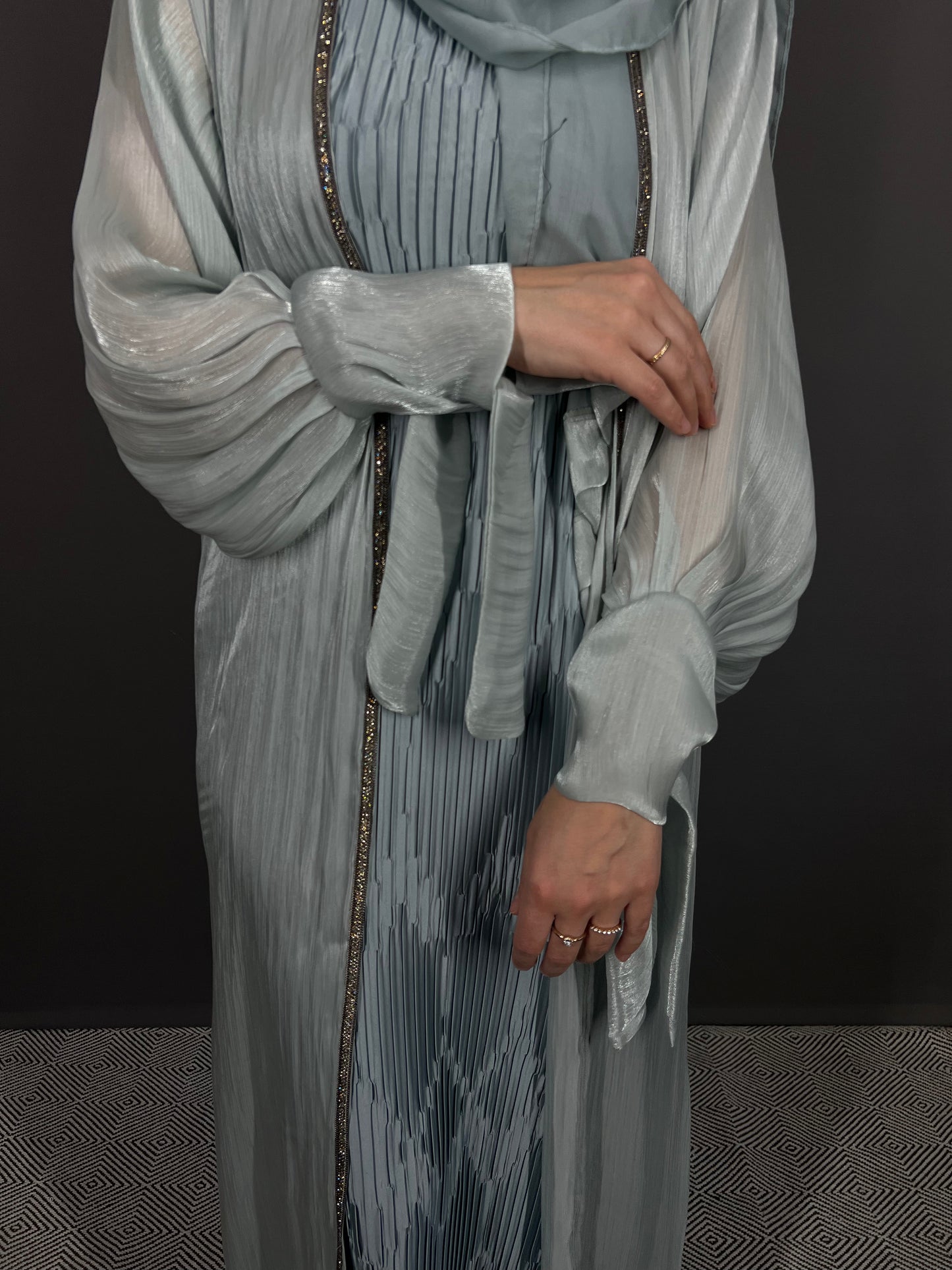 Abaya Dubai Organza Set
