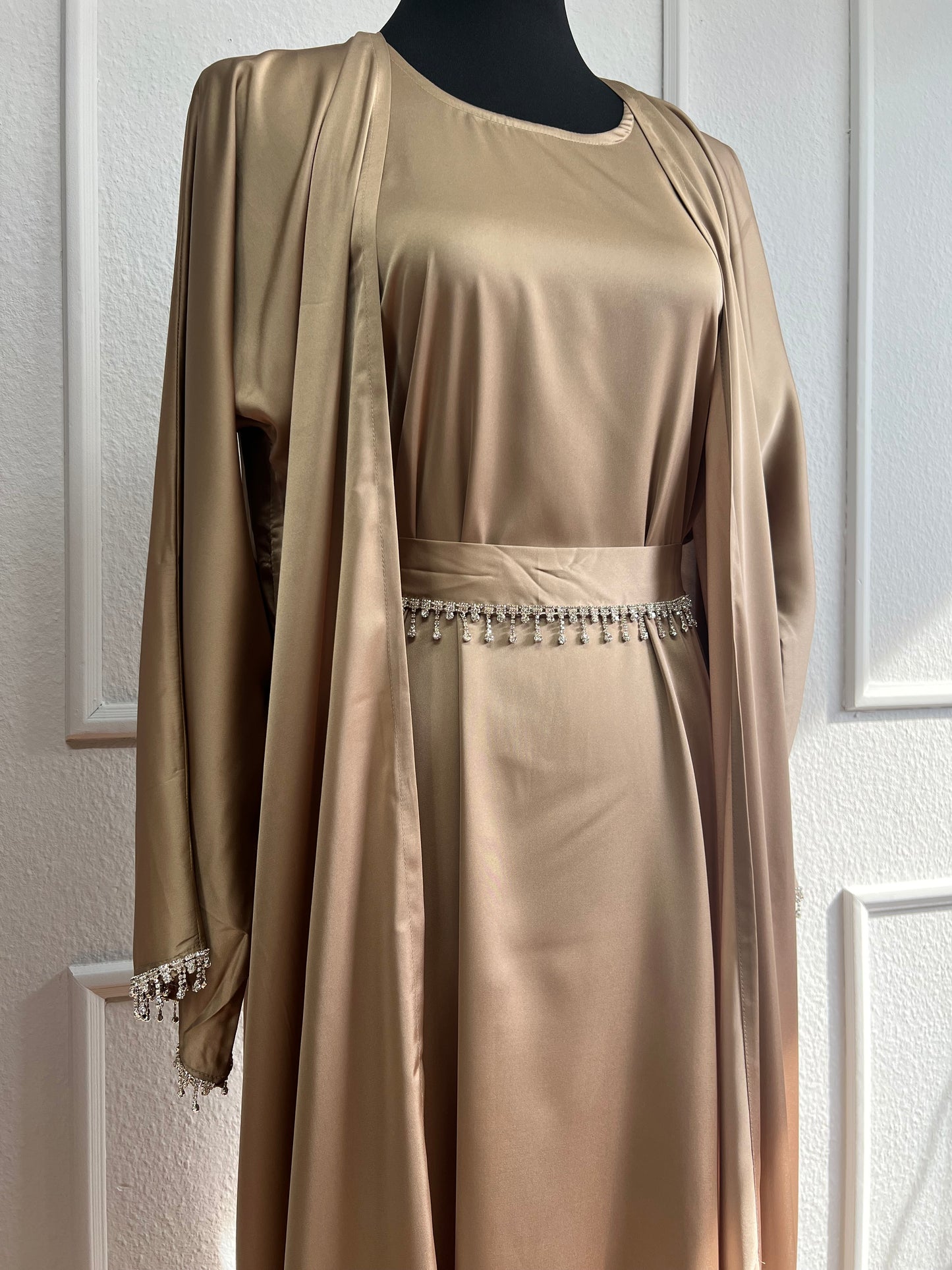 Glitter Set Rania goldbraun