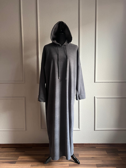 Pulloverkleid mit Kapuze