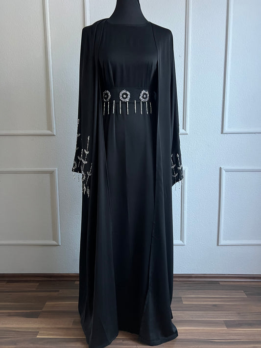 Black pearl Abaya