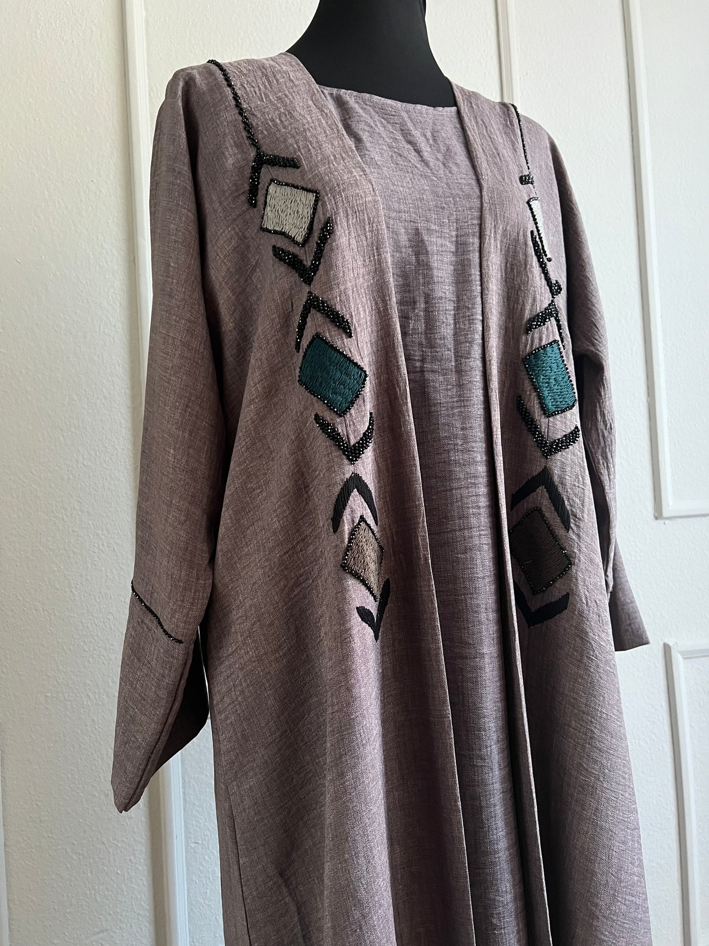 Abaya bohemian lavender