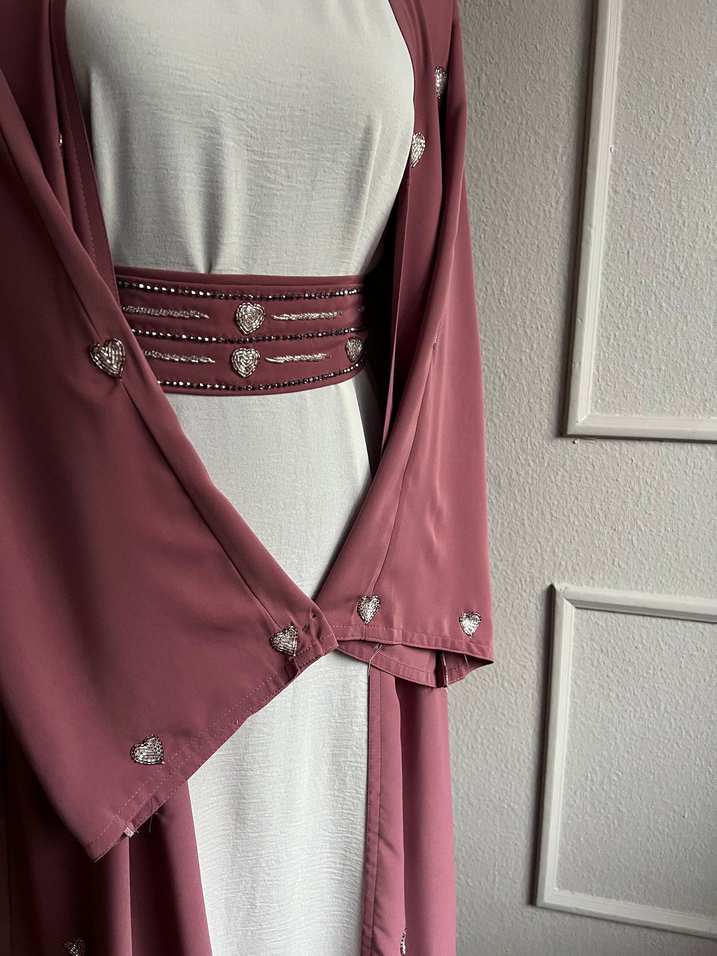 Abaya Love pink