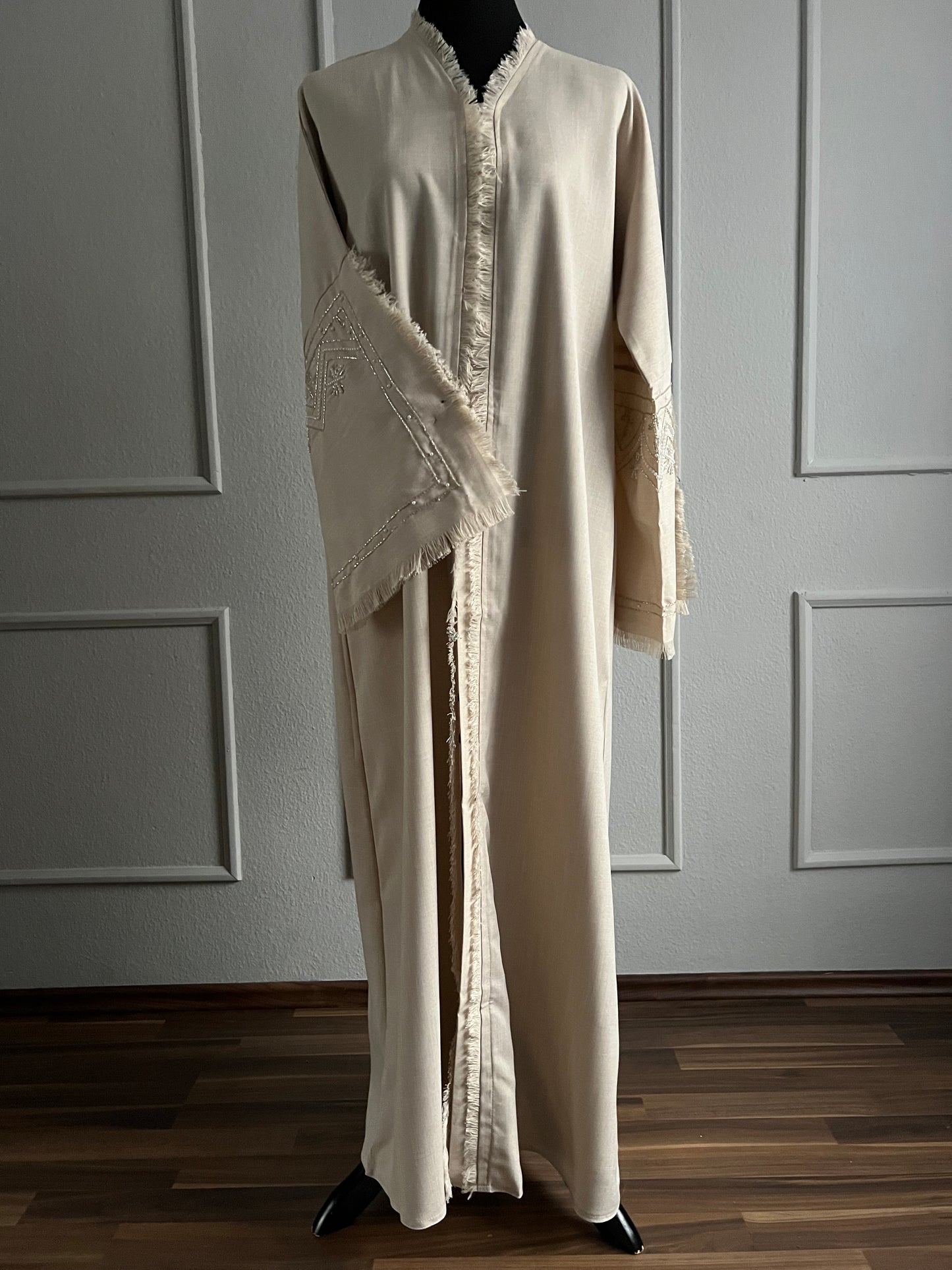 Creme Winter Abaya