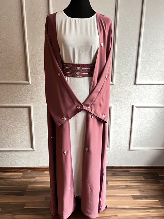 Abaya Love pink
