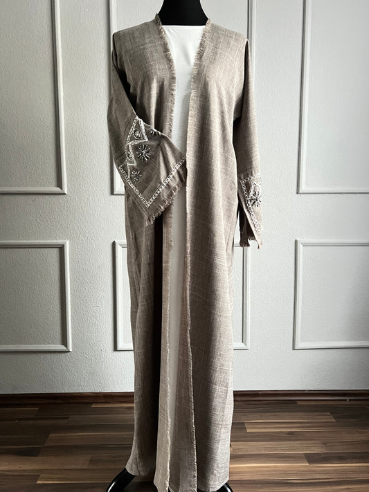 Abaya snow darkgrey
