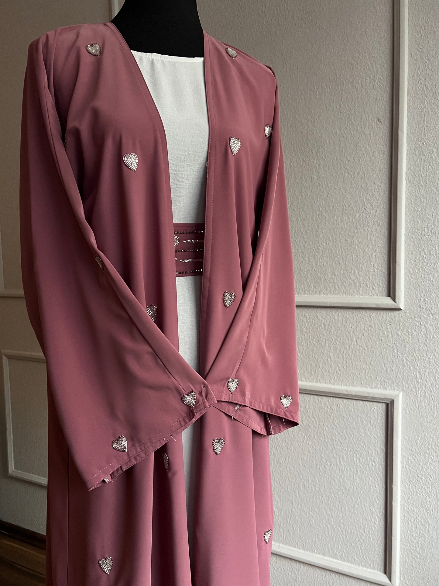 Abaya Love pink