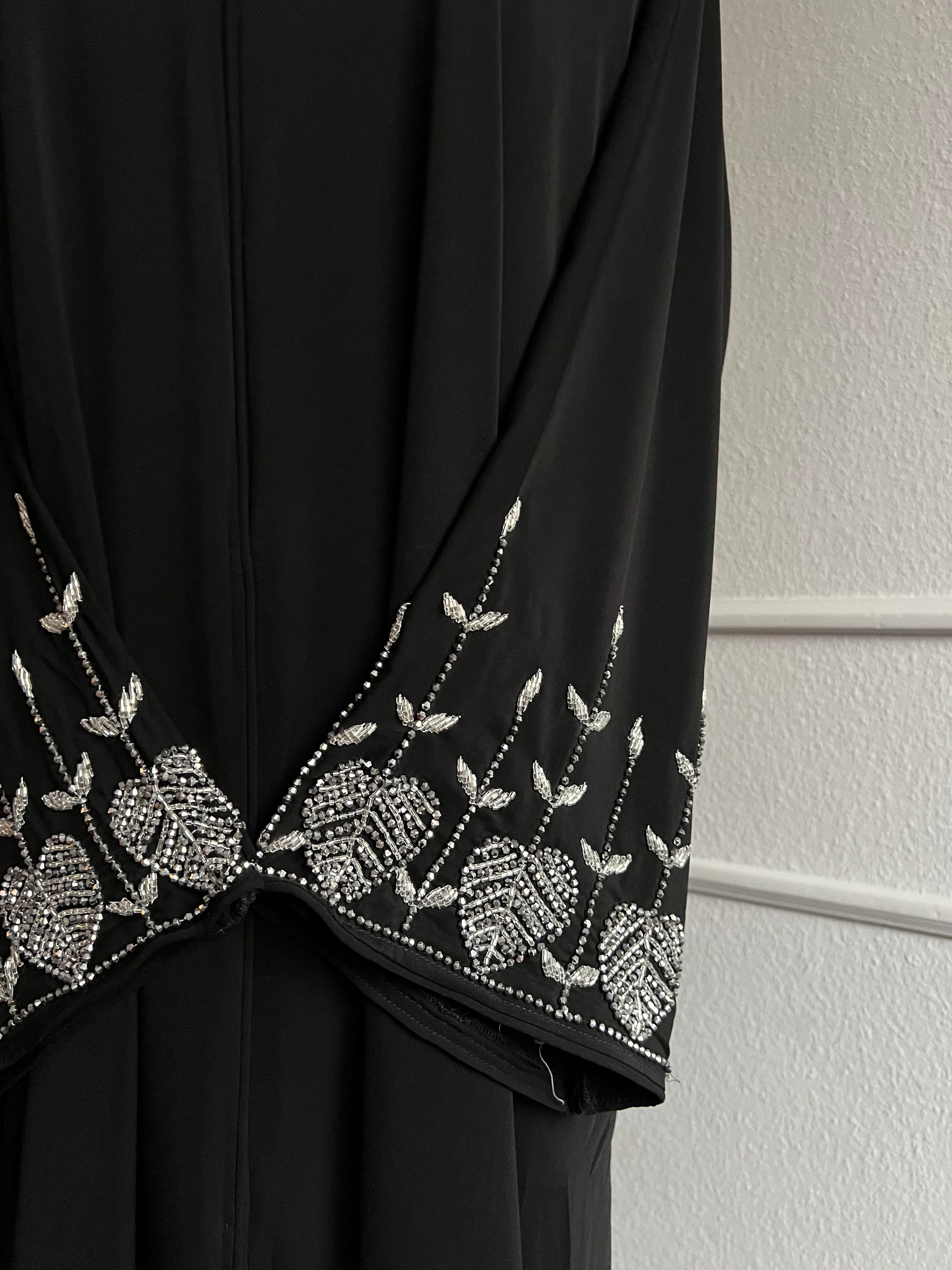 Elegante abaya dua detail foto