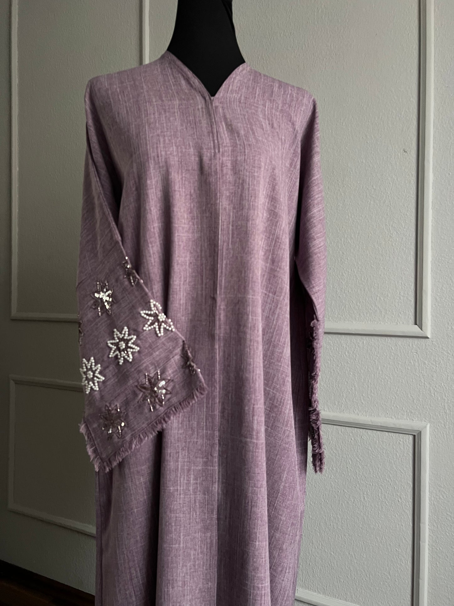 Lavender Star Abaya