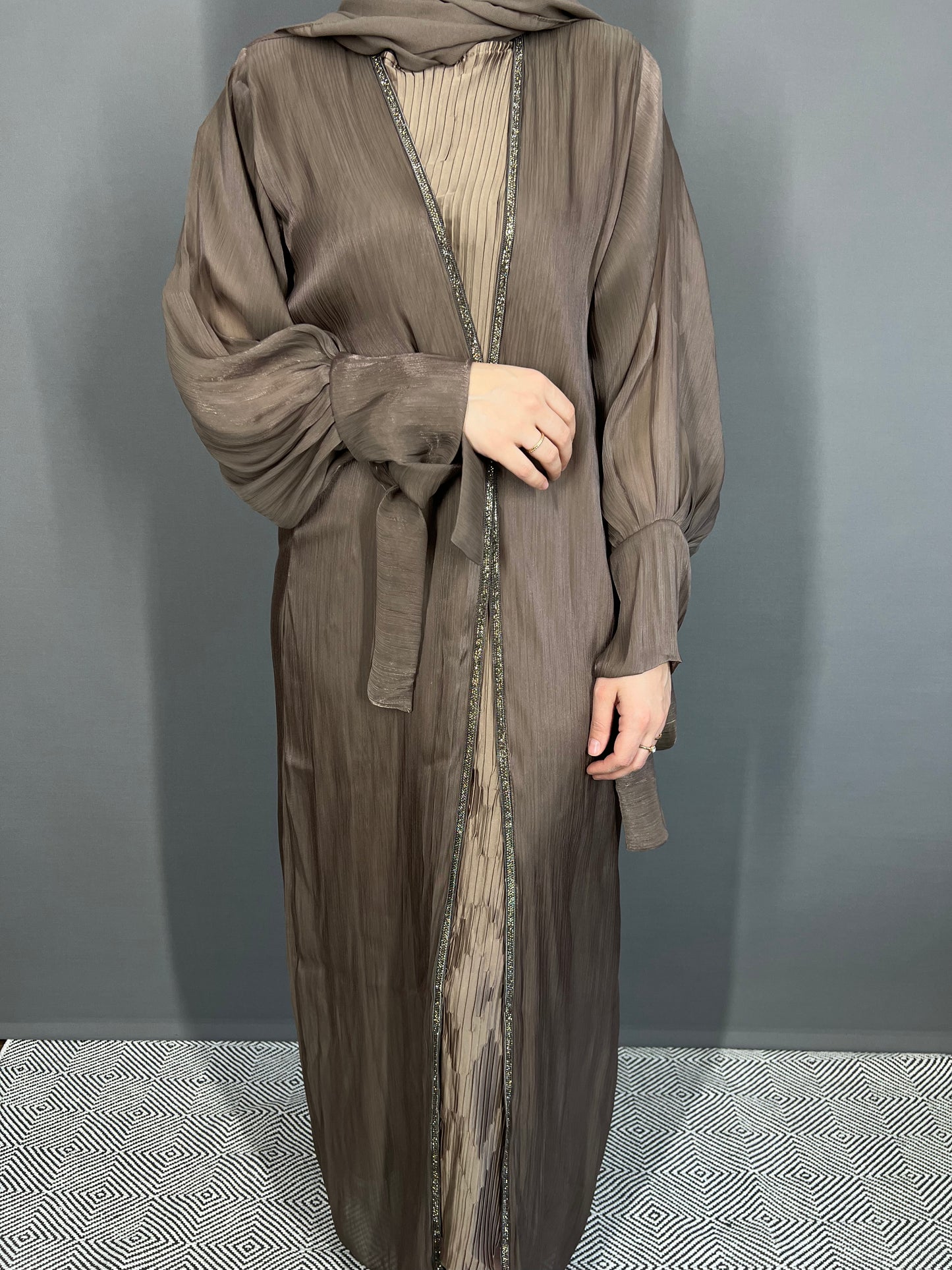 Abaya Dubai Organza Set