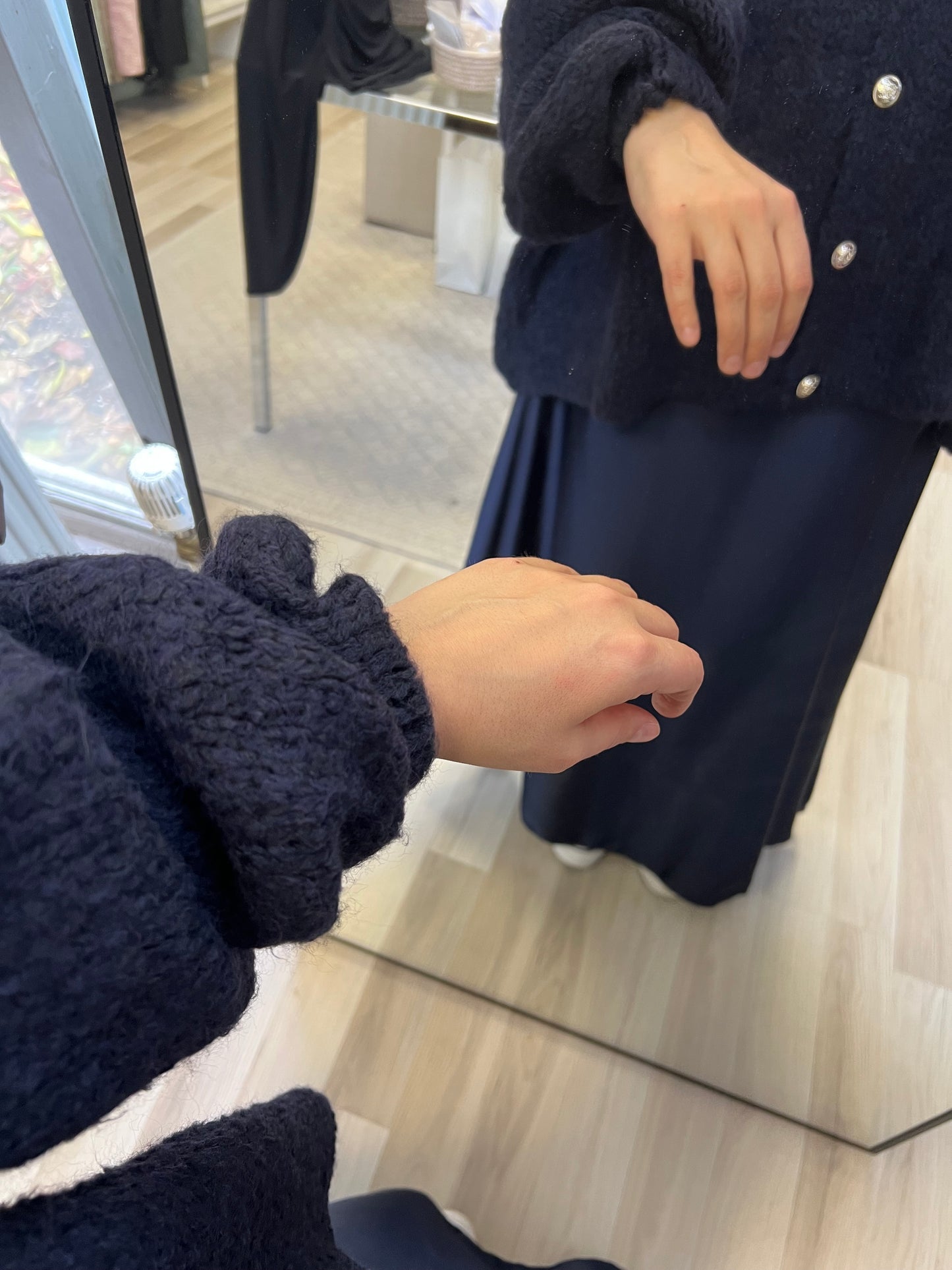 Cardigan mit Knöpfen dunkelblau