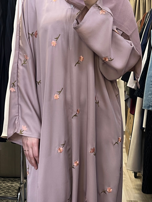 Abaya Yusra - Beige Bloom | 53