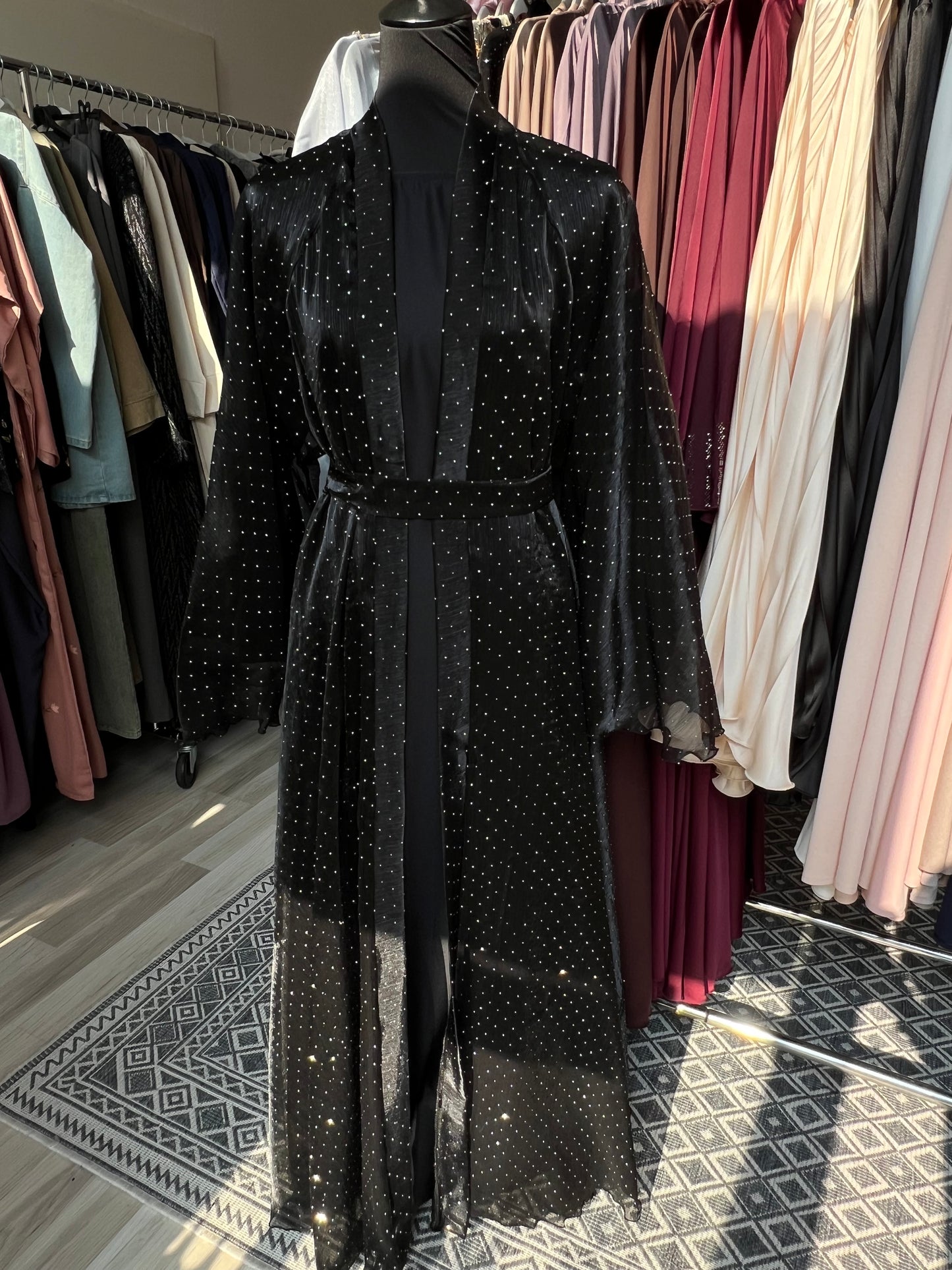 Abaya Sheyla - Onyx Dust | Luminous Eid Edition