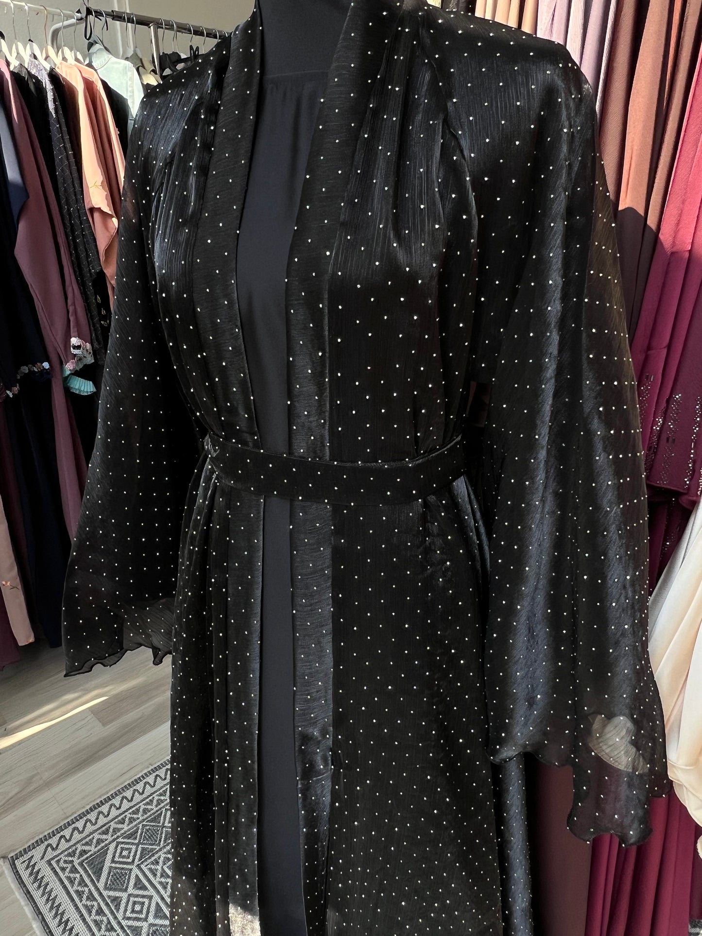 Abaya Sheyla - Onyx Dust | Luminous Eid Edition